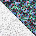 Algodão Spandex Mosaico Azul - Ribes y Casals