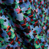 Algodão Spandex Mosaico Azul - Ribes y Casals