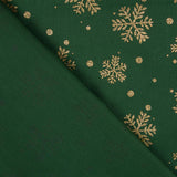 Algodão Verde Estrela Natal Ouro - Ribes y Casals