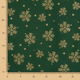 Algodão Verde Estrela Natal Ouro - Ribes y Casals