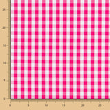 Algodão Vichy Maxi Fúcsia - Ribes y Casals