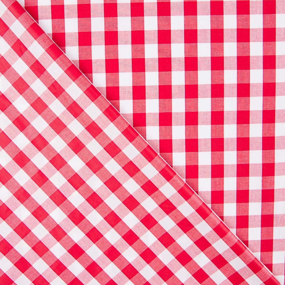 Algodão Vichy Maxi Vermelho - Ribes y Casals