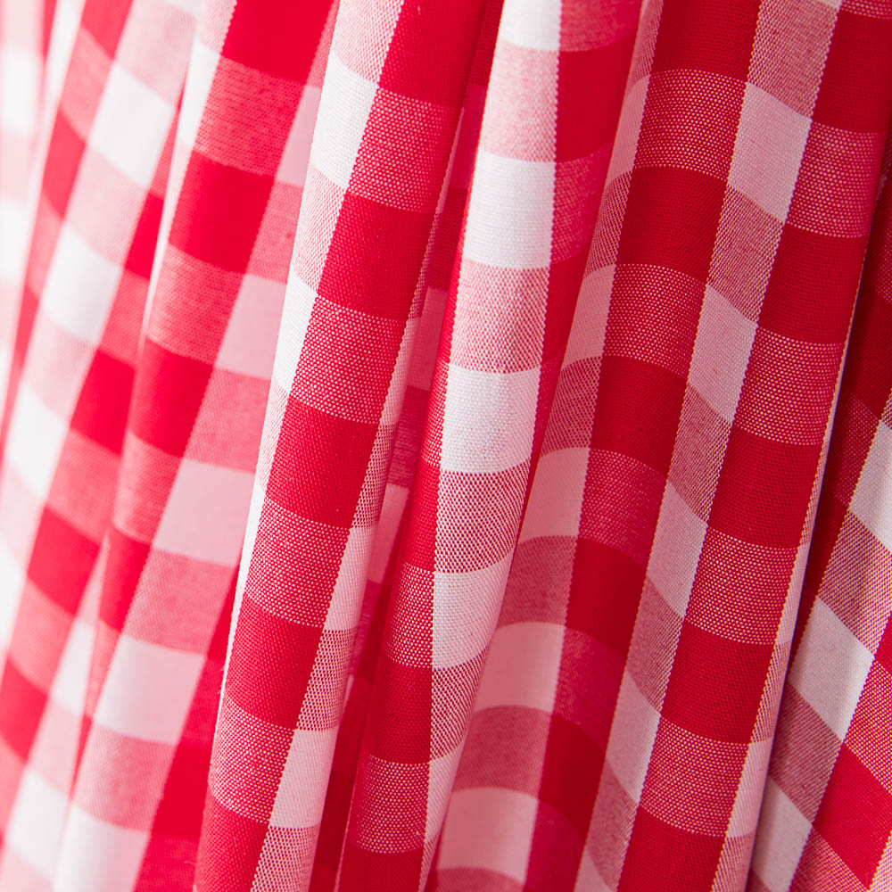 Algodão Vichy Maxi Vermelho - Ribes y Casals