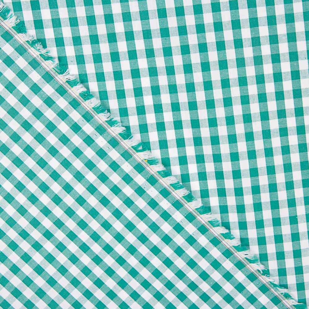 Algodão Vichy Médio Verde - Ribes y Casals