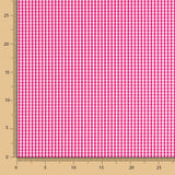 Algodão Vichy Mini Fúcsia - Ribes y Casals