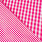 Algodão Vichy Mini Fúcsia - Ribes y Casals