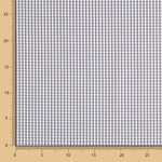 Algodão Vichy Mini Cinza - Ribes y Casals