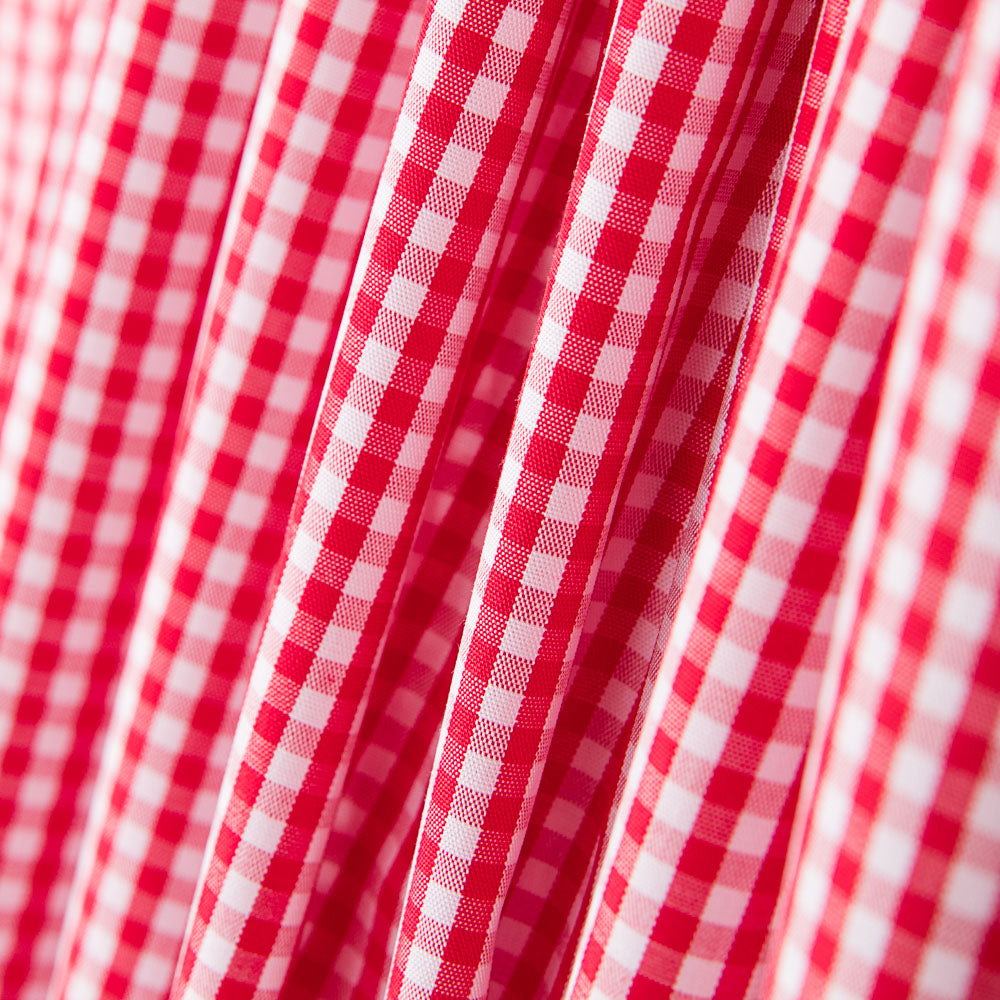 Algodão Vichy Mini Vermelho - Ribes y Casals