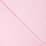 Algodão Vichy Mini Rosa - Ribes y Casals