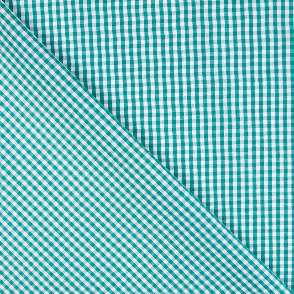 Algodão Vichy Mini Verde - Ribes y Casals