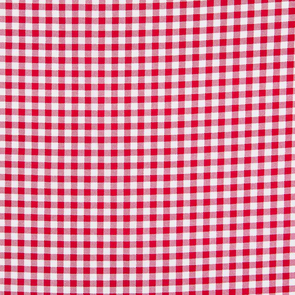 Algodão Vichy Vermelho Cruzado - Ribes y Casals