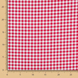 Algodão Vichy Vermelho Cruzado - Ribes y Casals