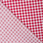 Algodão Vichy Vermelho Cruzado - Ribes y Casals