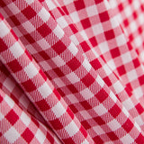 Algodão Vichy Vermelho Cruzado - Ribes y Casals