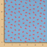 Algodão Antibacteriano Caranguejo Azul Denim - Ribes y Casals