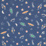 Algodão Antibacteriano Space Azul - Ribes y Casals