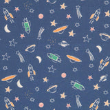 Algodão Antibacteriano Space Azul - Ribes y Casals