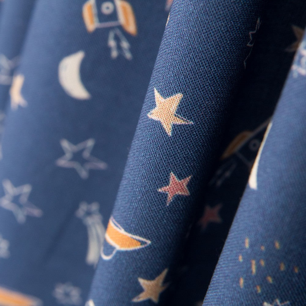 Algodão Antibacteriano Space Azul - Ribes y Casals