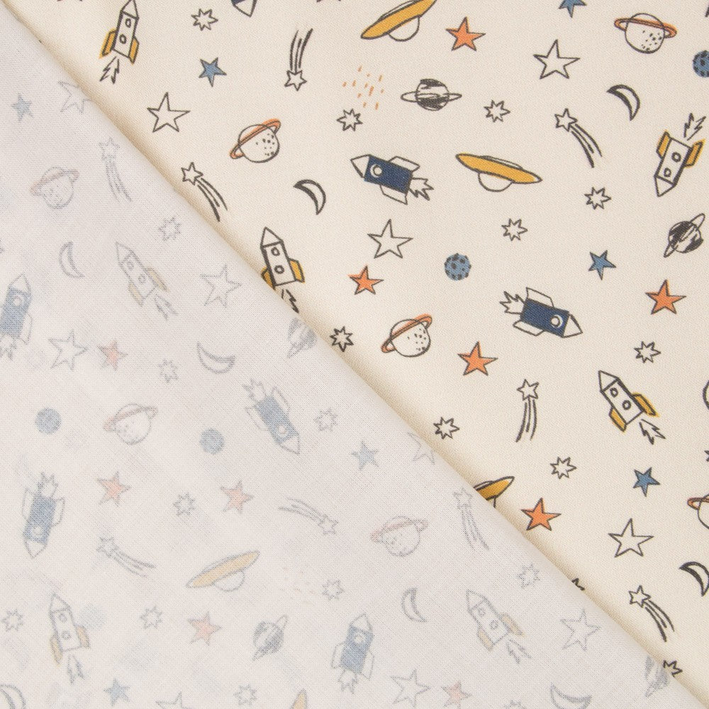 Algodão Antibacteriano Space Creme - Ribes y Casals