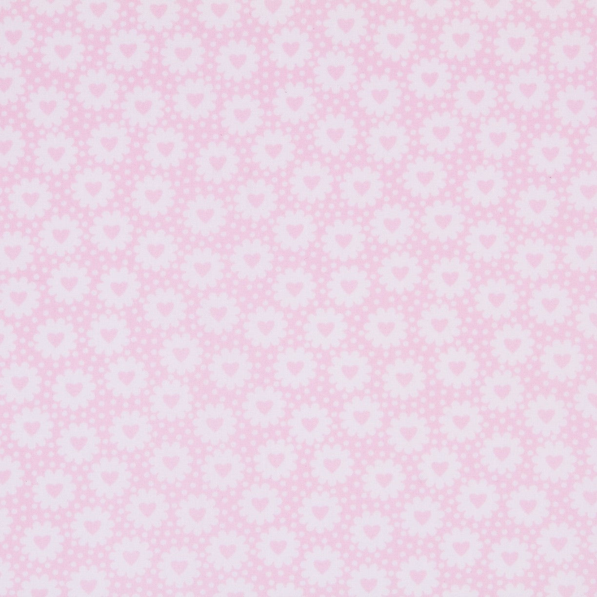 Algodón Corazones Rosa - Ribes y Casals