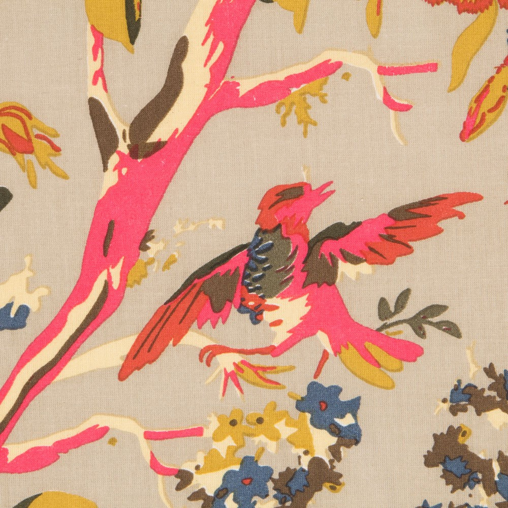 Popeline Florezinhas Rosa - Ribes y Casals