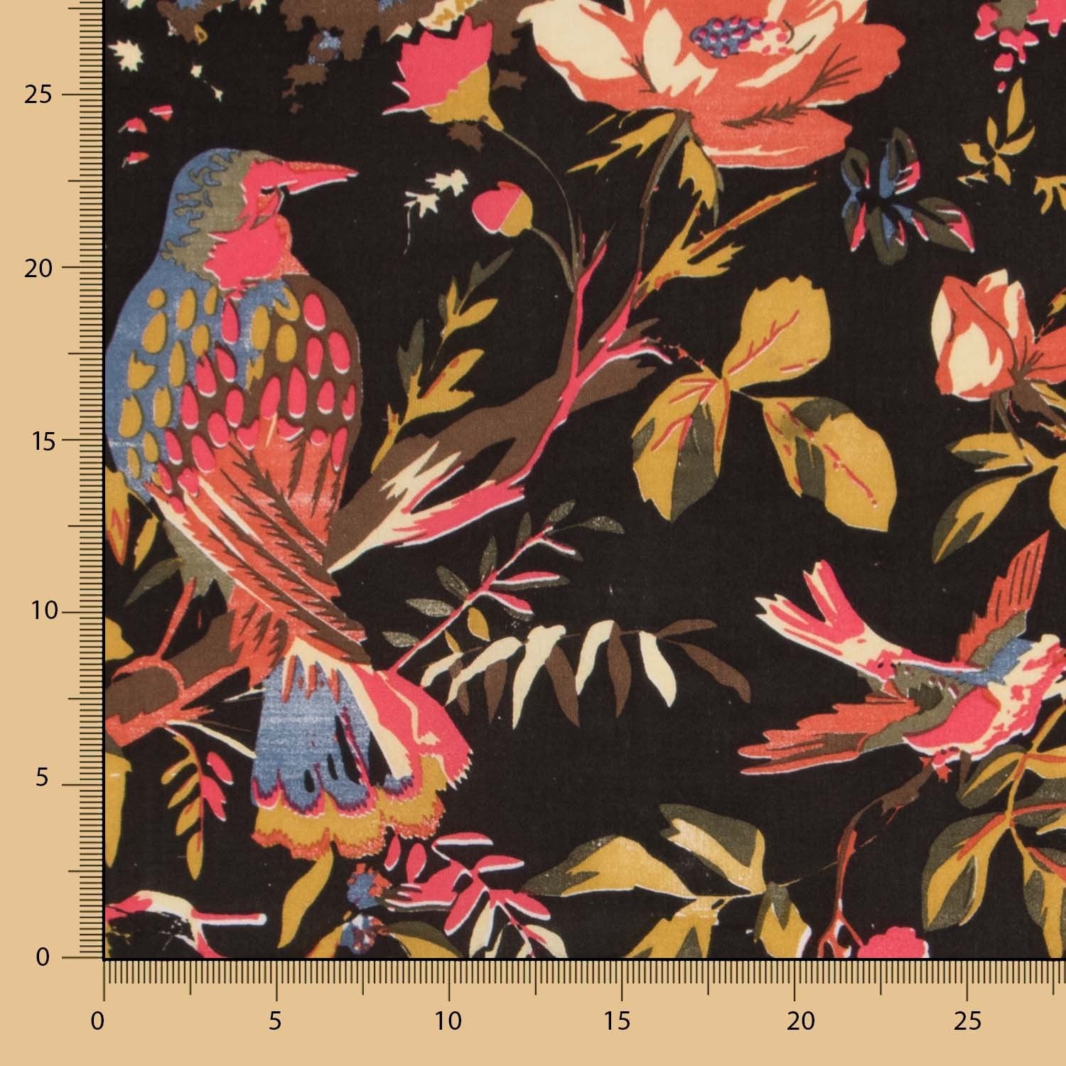 Popeline Florezinhas Rosa - Ribes y Casals