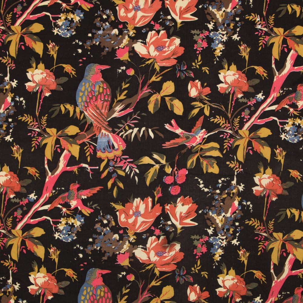 Popeline Florezinhas Rosa - Ribes y Casals