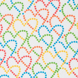 Algodón Estampado Corazones Multi - Ribes y Casals