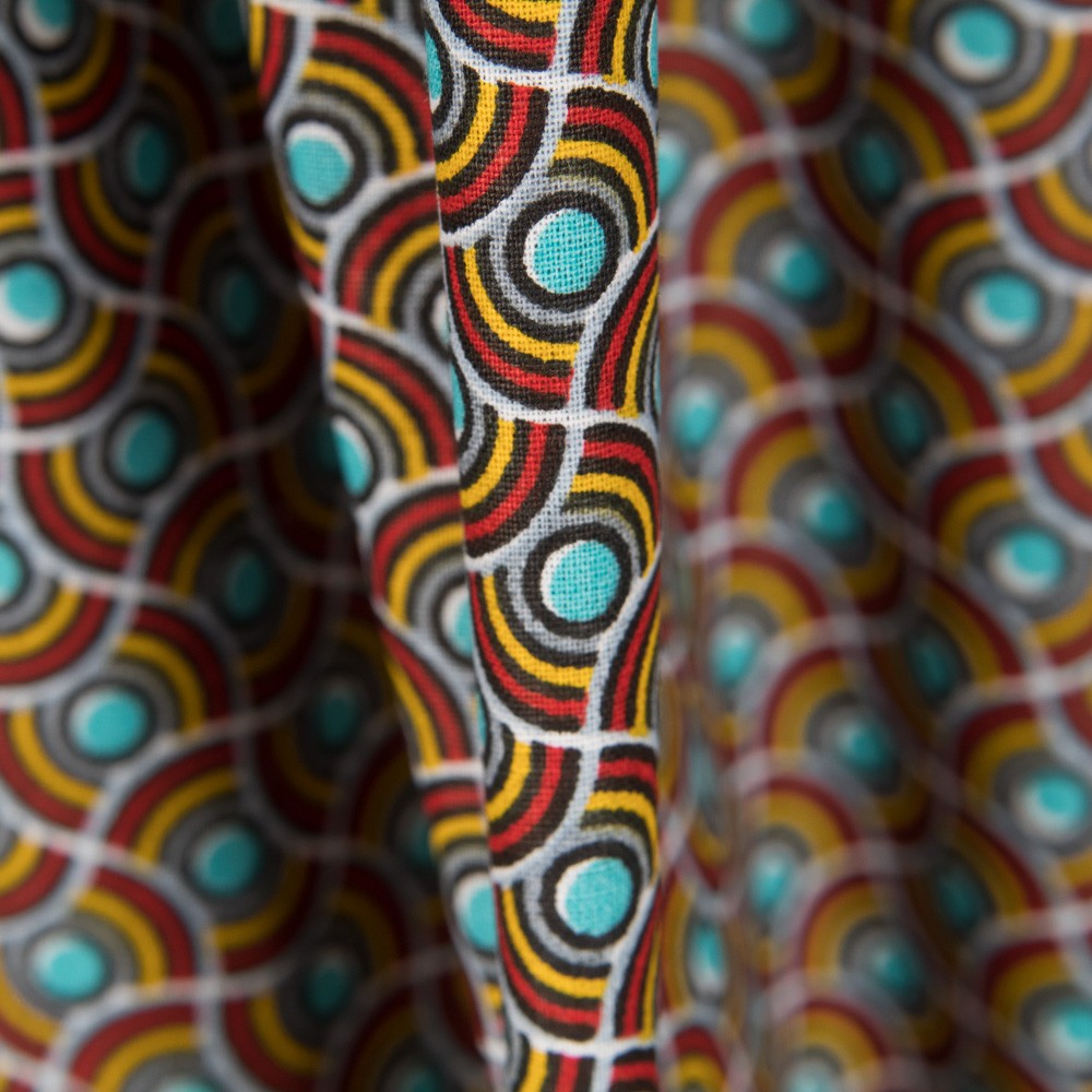 Popeline Florezinhas Rosa - Ribes y Casals