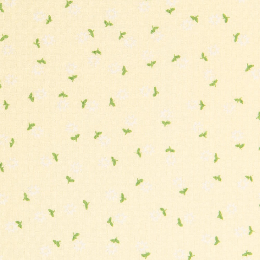 Tecido Cetim Floral Azul - Ribes y Casals