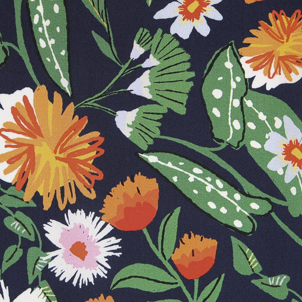 Tecido de Algodão Botanic Marinho - Ribes y Casals