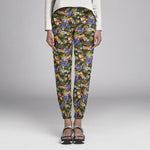 Tecido de Algodão Hibíscus Preto - Ribes y Casals