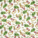 Tecido de Algodão Tiki Cru - Ribes y Casals