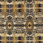 Tecido de Algodão Serpente Ocre - Ribes y Casals