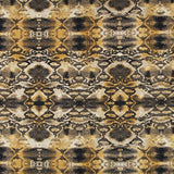 Tecido de Algodão Serpente Ocre - Ribes y Casals