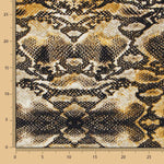 Tecido de Algodão Serpente Ocre - Ribes y Casals