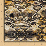 Tecido de Algodão Serpente Ocre - Ribes y Casals