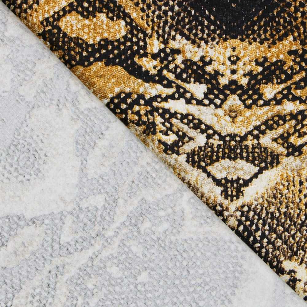 Tecido de Algodão Serpente Ocre - Ribes y Casals