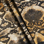 Tecido de Algodão Serpente Ocre - Ribes y Casals