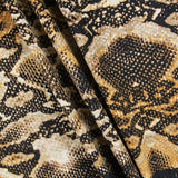 Tecido de Algodão Serpente Ocre - Ribes y Casals