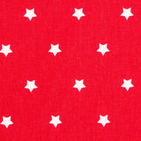 Algodão Estrelas branco vermelho - Ribes y Casals