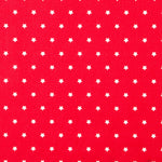 Algodão Estrelas branco vermelho - Ribes y Casals