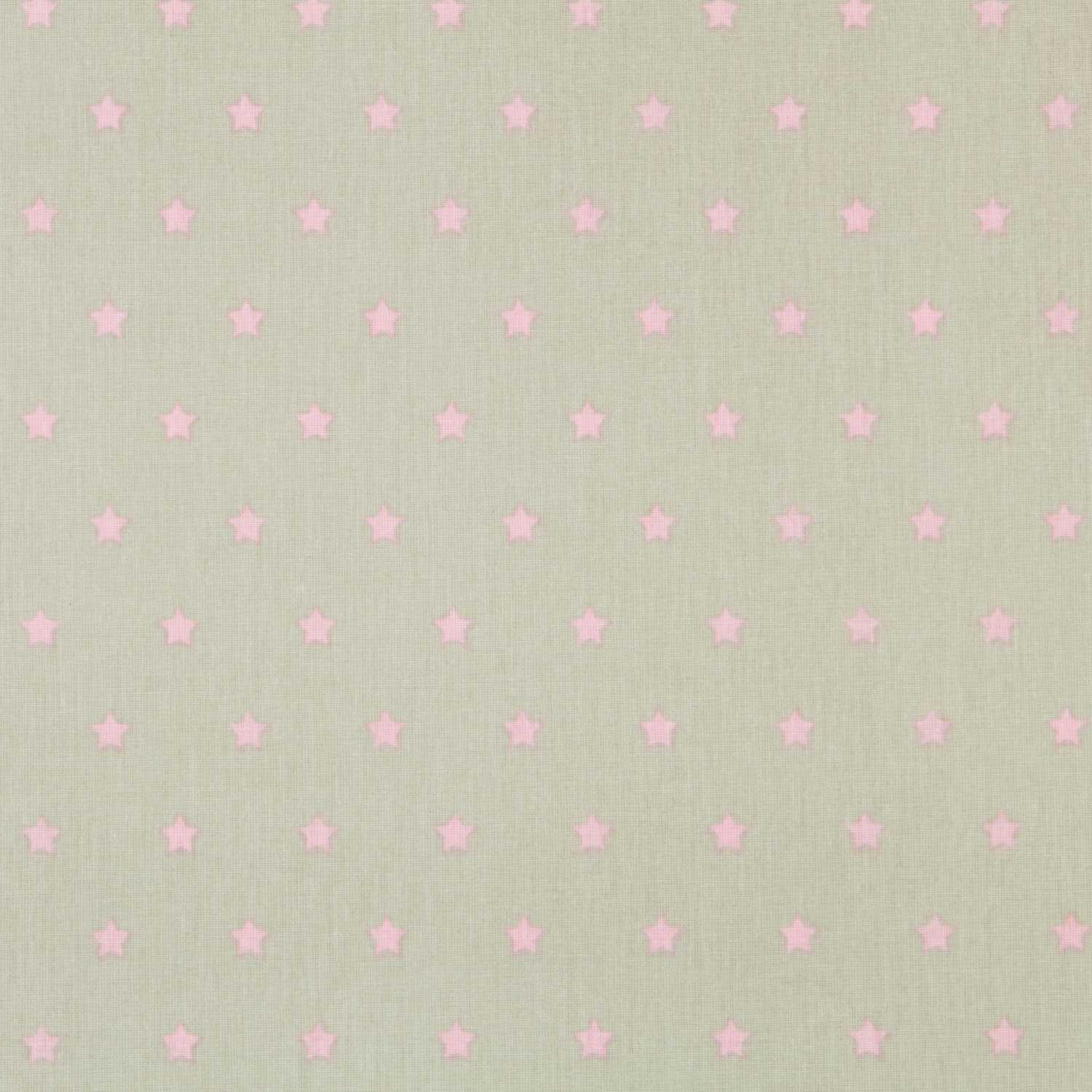 Algodão Estrelas rosa rústico - Ribes y Casals