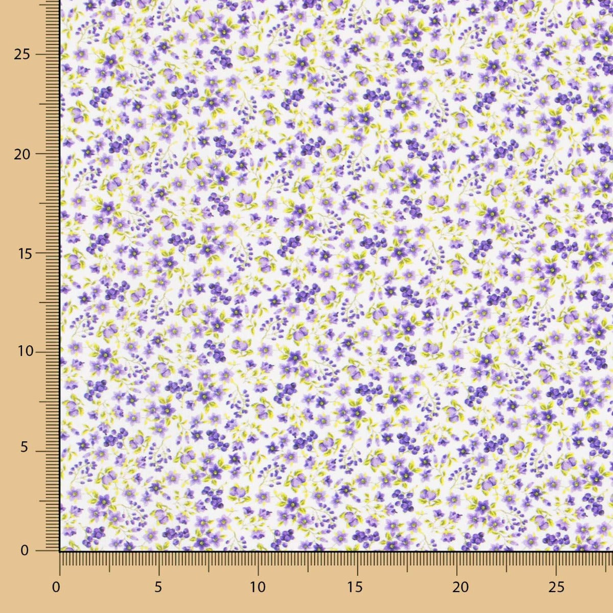 Algodón Florecitas Liberty Lila - Ribes y Casals