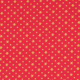 Algodão Natal Multi Estrelas Vermelho - Ribes y Casals