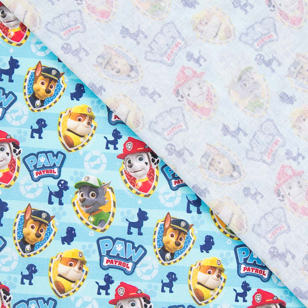 Algodão Patrulha Canina Azul - Ribes y Casals