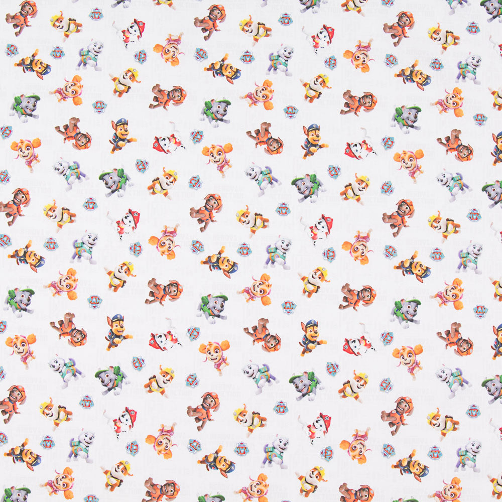 Algodão Patrulha Canina Cinza - Ribes y Casals