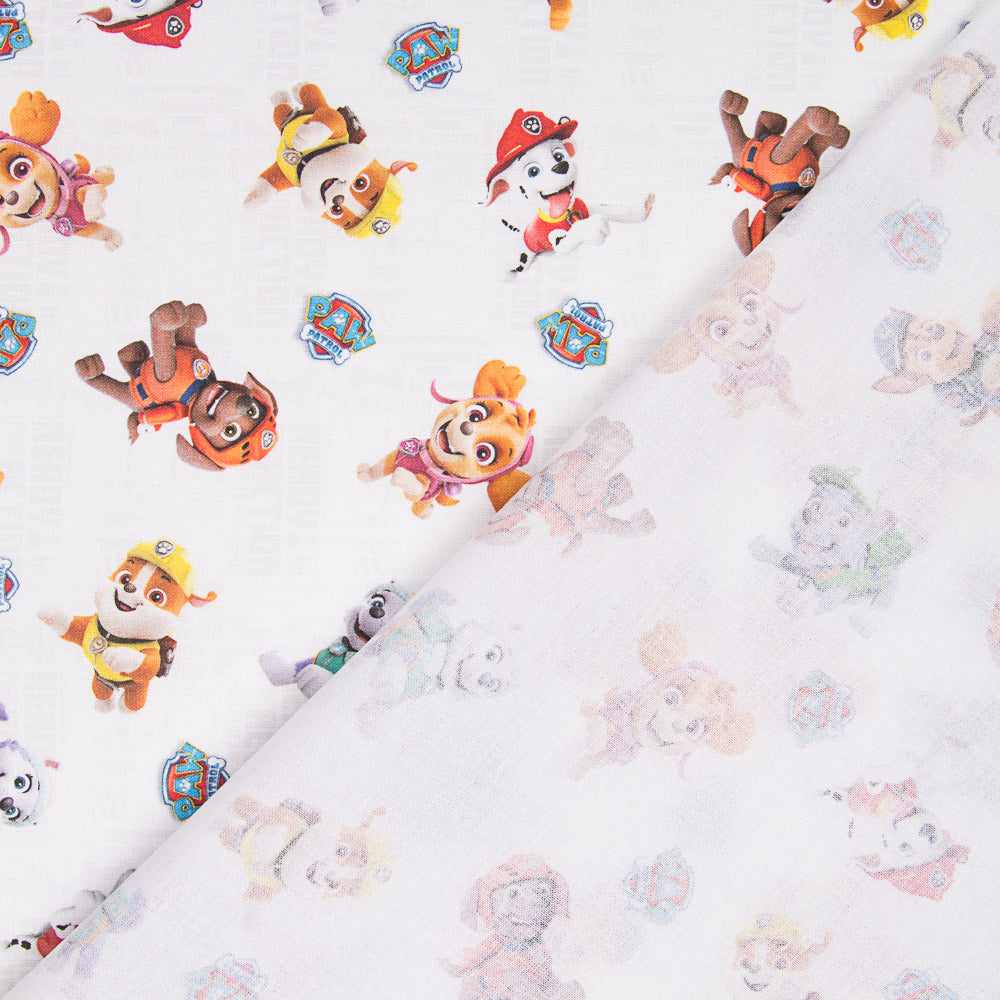 Algodão Patrulha Canina Cinza - Ribes y Casals