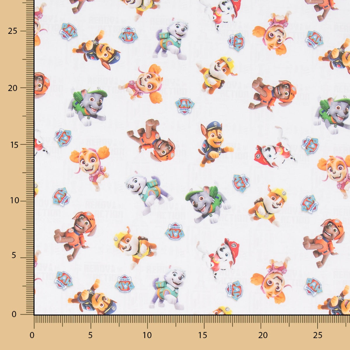 Algodão Patrulha Canina Cinza - Ribes y Casals