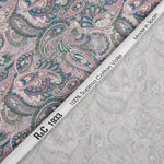 Voile Algodão Supima Caxemira Mauve - Ribes y Casals